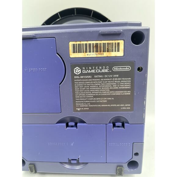Nintendo GameCube DOL-001 Gaming System - Indigo - TESTED & WORKING - Picture 11 of 13